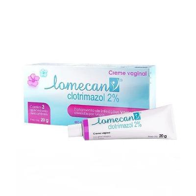 Creme Vaginal Lomecan 20g + 3 Aplicadores